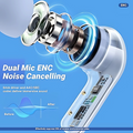 ENC noise canceling earbuds for clear calls