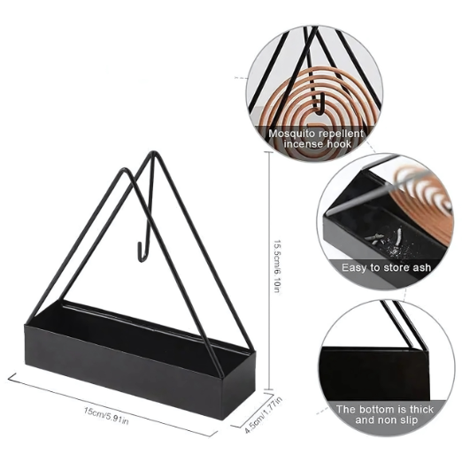 Mosquito Coil Stand – Durable Metal Holder for Safe & Effective Use